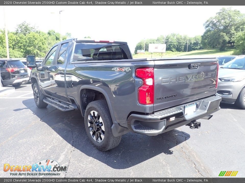 2020 Chevrolet Silverado 2500HD Custom Double Cab 4x4 Shadow Gray Metallic / Jet Black Photo #3