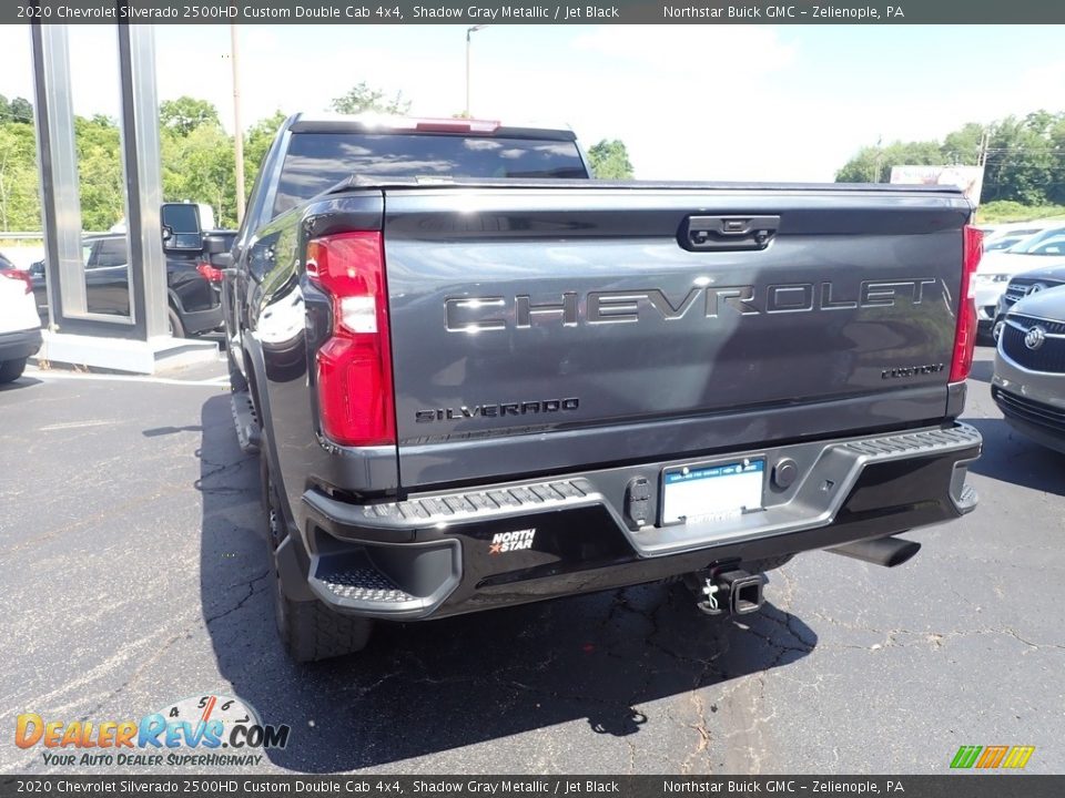 2020 Chevrolet Silverado 2500HD Custom Double Cab 4x4 Shadow Gray Metallic / Jet Black Photo #4