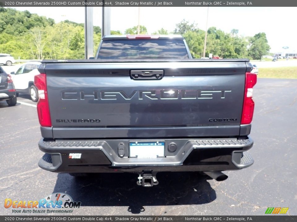 2020 Chevrolet Silverado 2500HD Custom Double Cab 4x4 Shadow Gray Metallic / Jet Black Photo #5