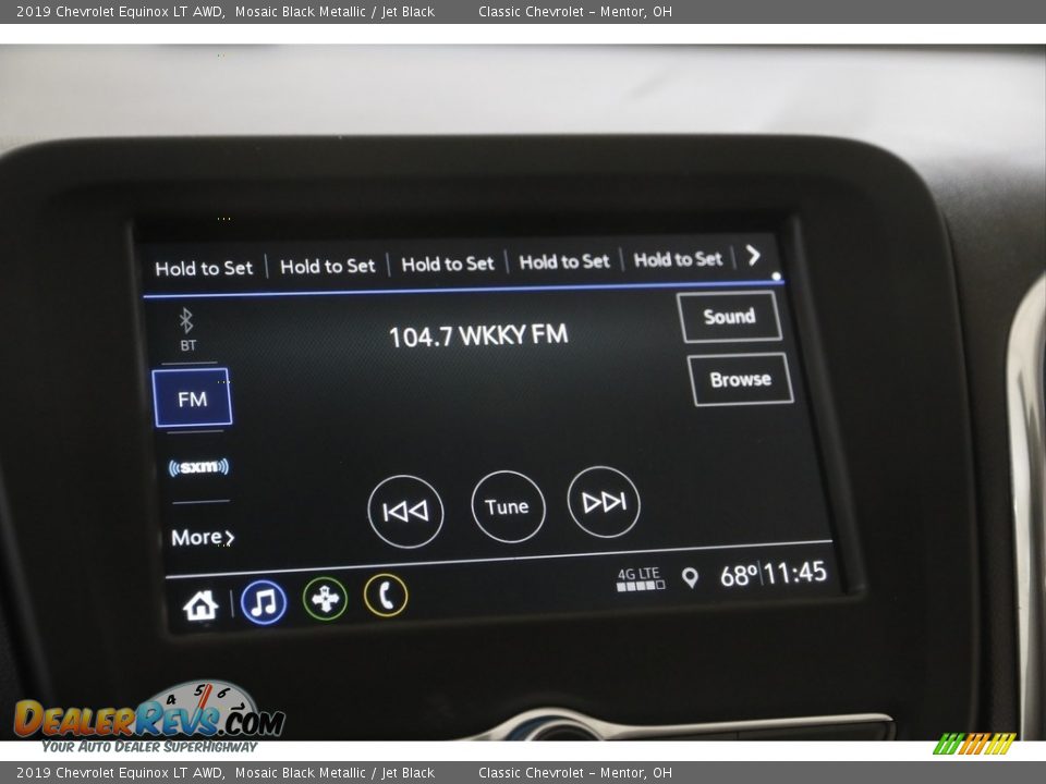 2019 Chevrolet Equinox LT AWD Mosaic Black Metallic / Jet Black Photo #10