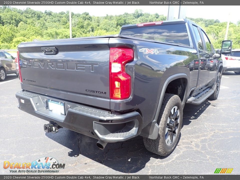 2020 Chevrolet Silverado 2500HD Custom Double Cab 4x4 Shadow Gray Metallic / Jet Black Photo #6