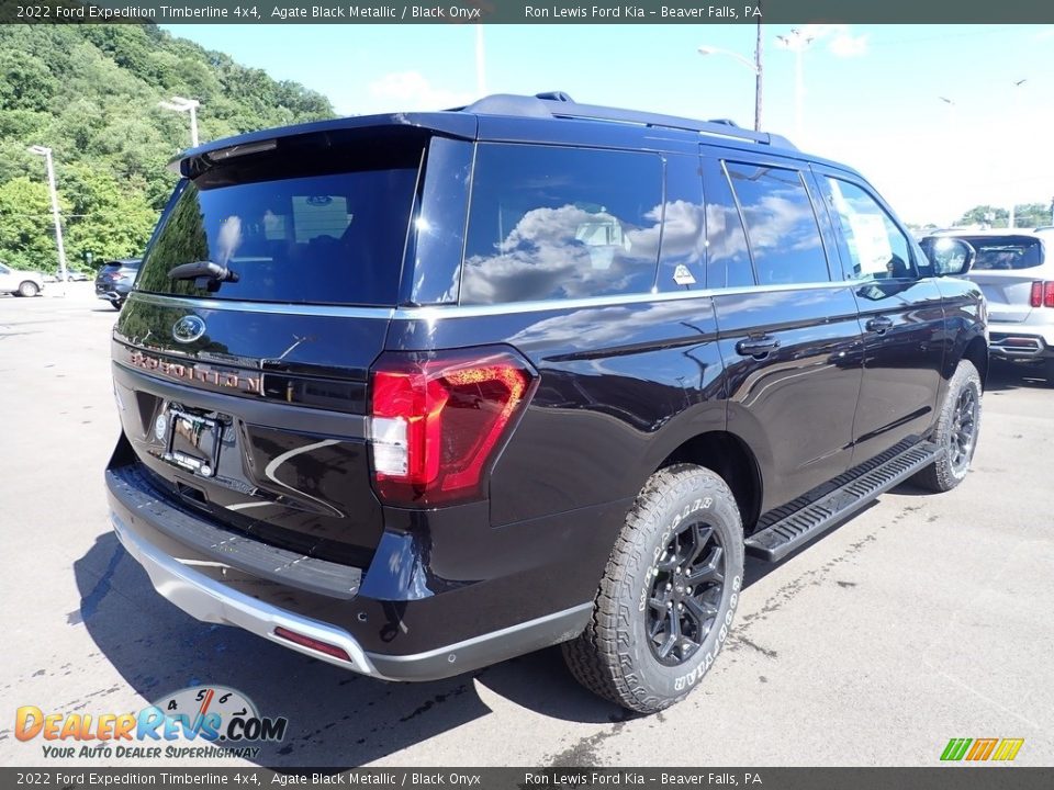 2022 Ford Expedition Timberline 4x4 Agate Black Metallic / Black Onyx Photo #8