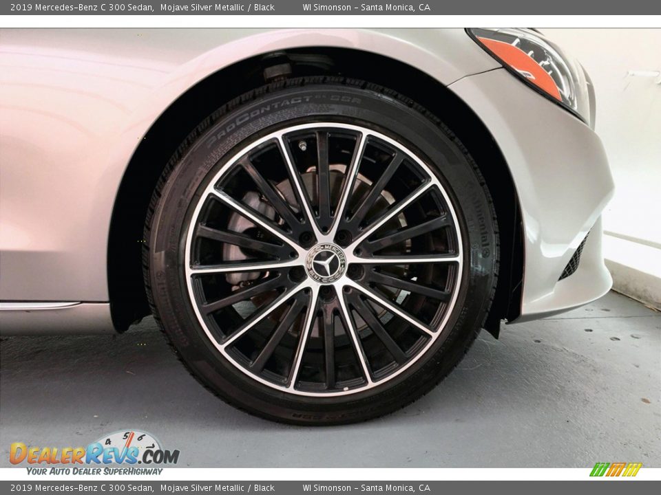 2019 Mercedes-Benz C 300 Sedan Mojave Silver Metallic / Black Photo #8