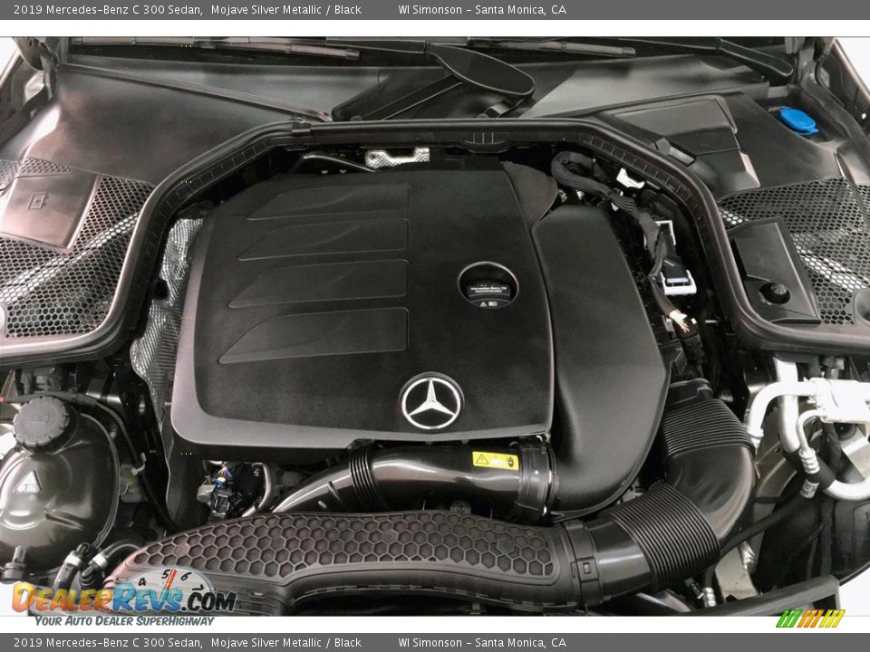 2019 Mercedes-Benz C 300 Sedan Mojave Silver Metallic / Black Photo #9