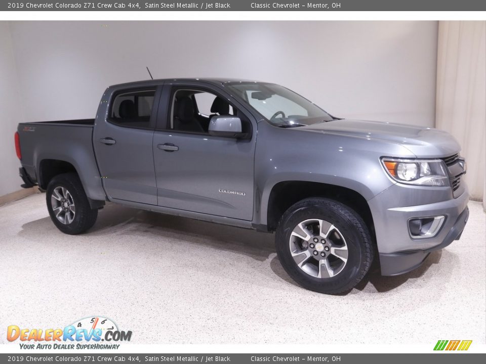 2019 Chevrolet Colorado Z71 Crew Cab 4x4 Satin Steel Metallic / Jet Black Photo #1