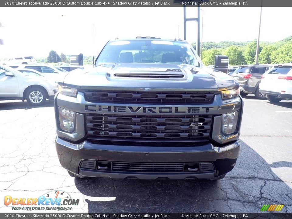 2020 Chevrolet Silverado 2500HD Custom Double Cab 4x4 Shadow Gray Metallic / Jet Black Photo #13