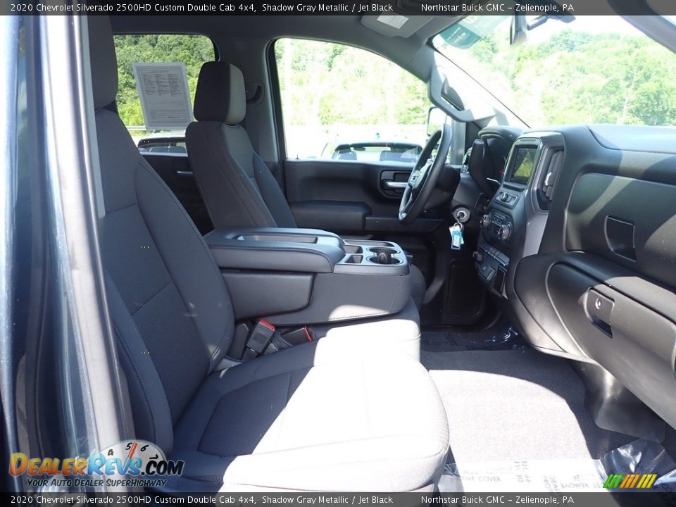 2020 Chevrolet Silverado 2500HD Custom Double Cab 4x4 Shadow Gray Metallic / Jet Black Photo #15