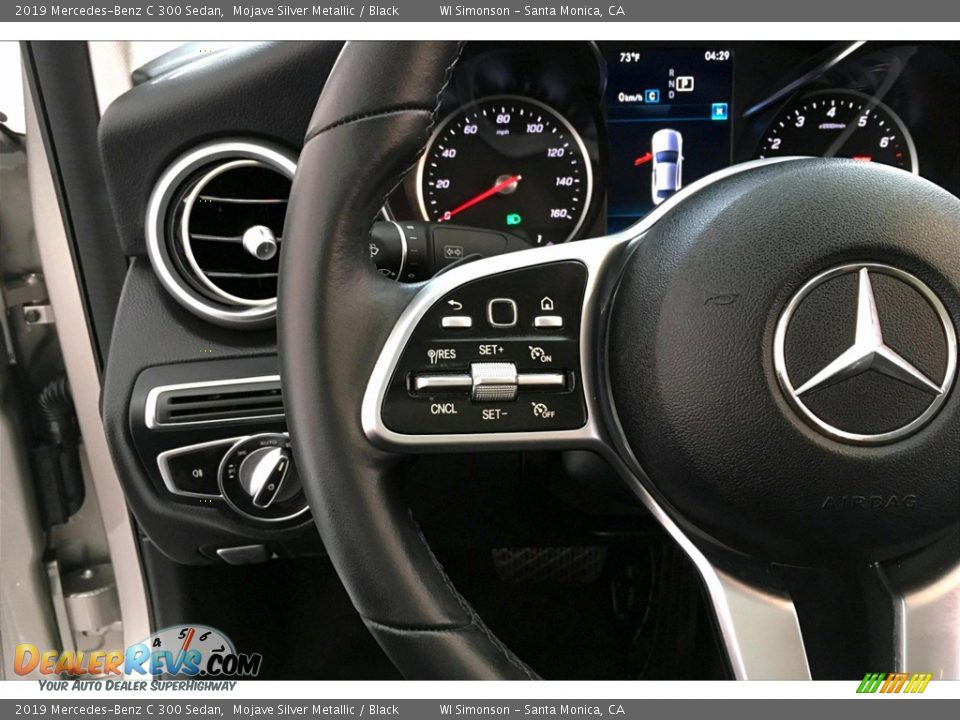 2019 Mercedes-Benz C 300 Sedan Mojave Silver Metallic / Black Photo #18