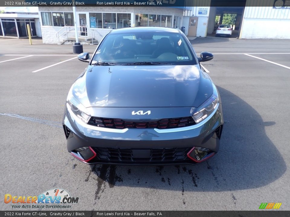 2022 Kia Forte GT-Line Gravity Gray / Black Photo #3