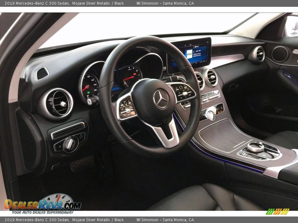 2019 Mercedes-Benz C 300 Sedan Mojave Silver Metallic / Black Photo #22