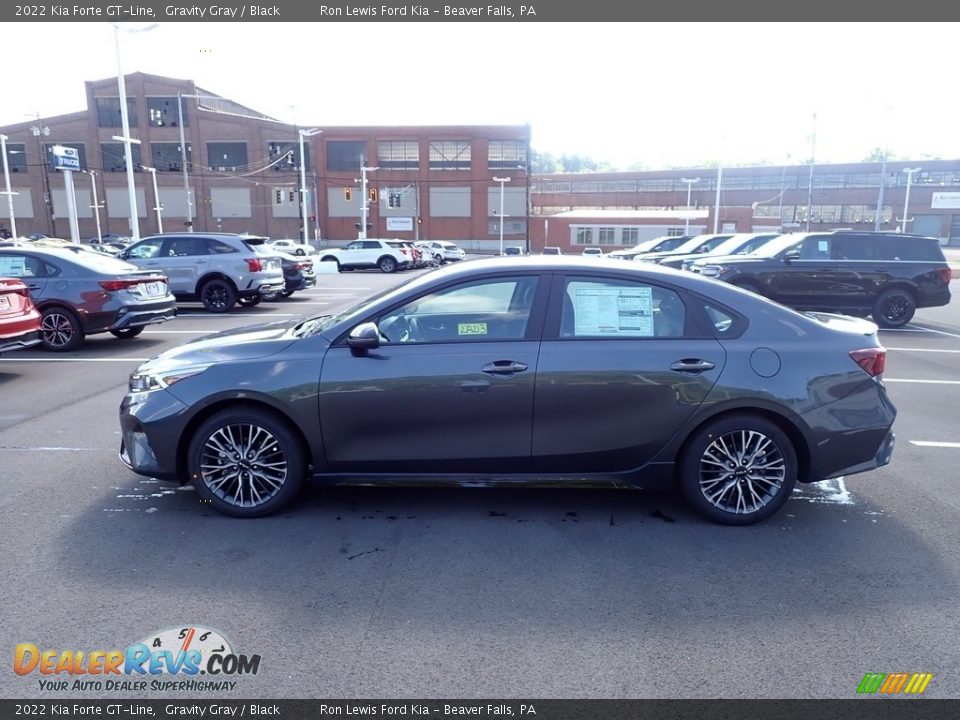 2022 Kia Forte GT-Line Gravity Gray / Black Photo #5