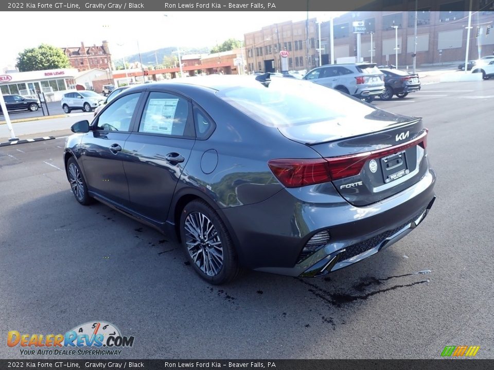 2022 Kia Forte GT-Line Gravity Gray / Black Photo #6