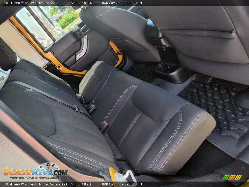 2014 Jeep Wrangler Unlimited Sahara 4x4 Amp'd / Black Photo #21