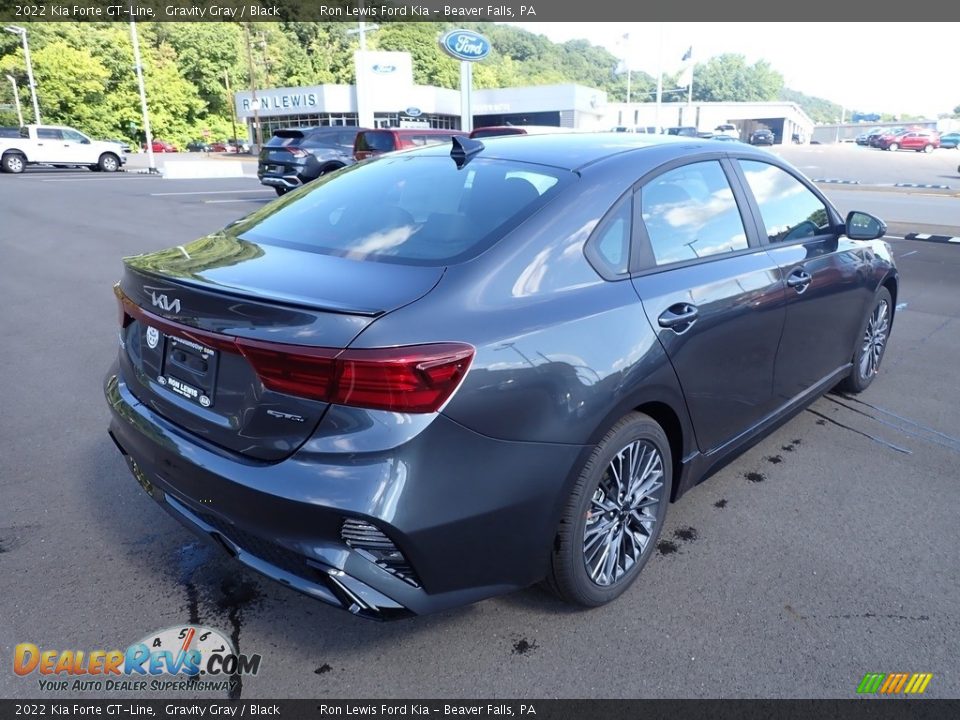 2022 Kia Forte GT-Line Gravity Gray / Black Photo #8