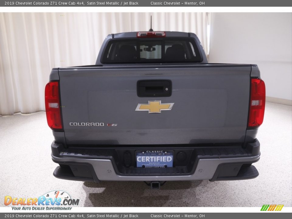 2019 Chevrolet Colorado Z71 Crew Cab 4x4 Satin Steel Metallic / Jet Black Photo #19