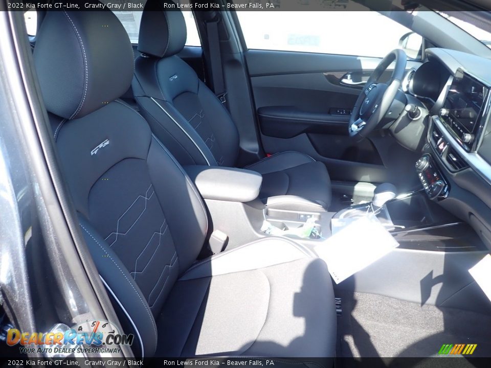 2022 Kia Forte GT-Line Gravity Gray / Black Photo #11