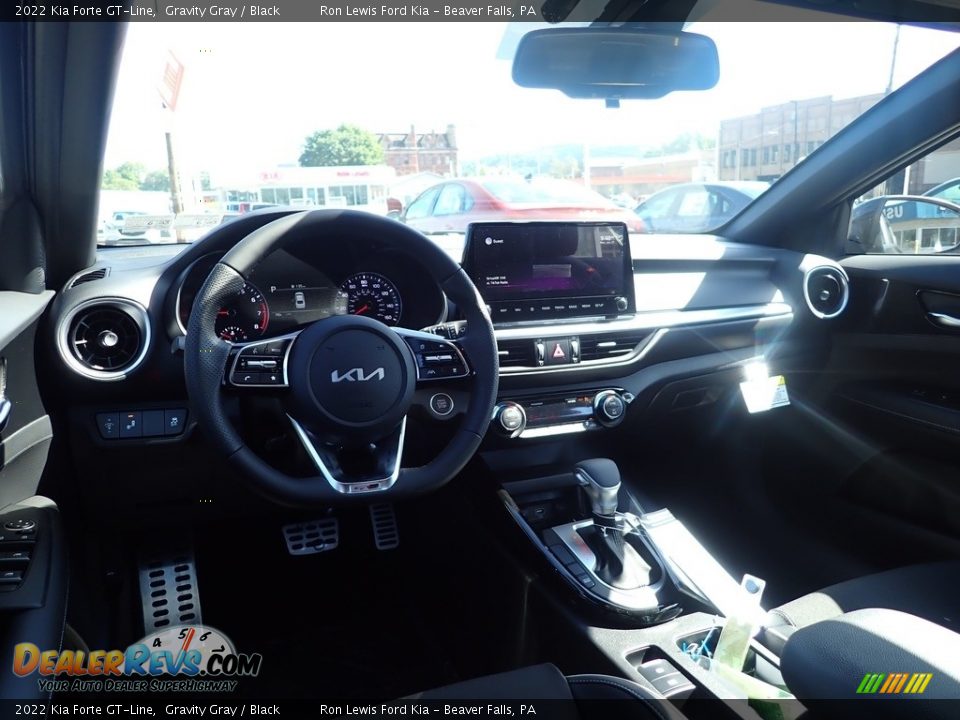 2022 Kia Forte GT-Line Gravity Gray / Black Photo #13