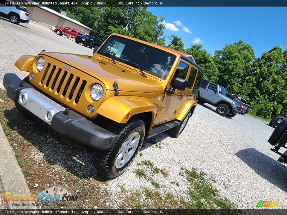 2014 Jeep Wrangler Unlimited Sahara 4x4 Amp'd / Black Photo #28