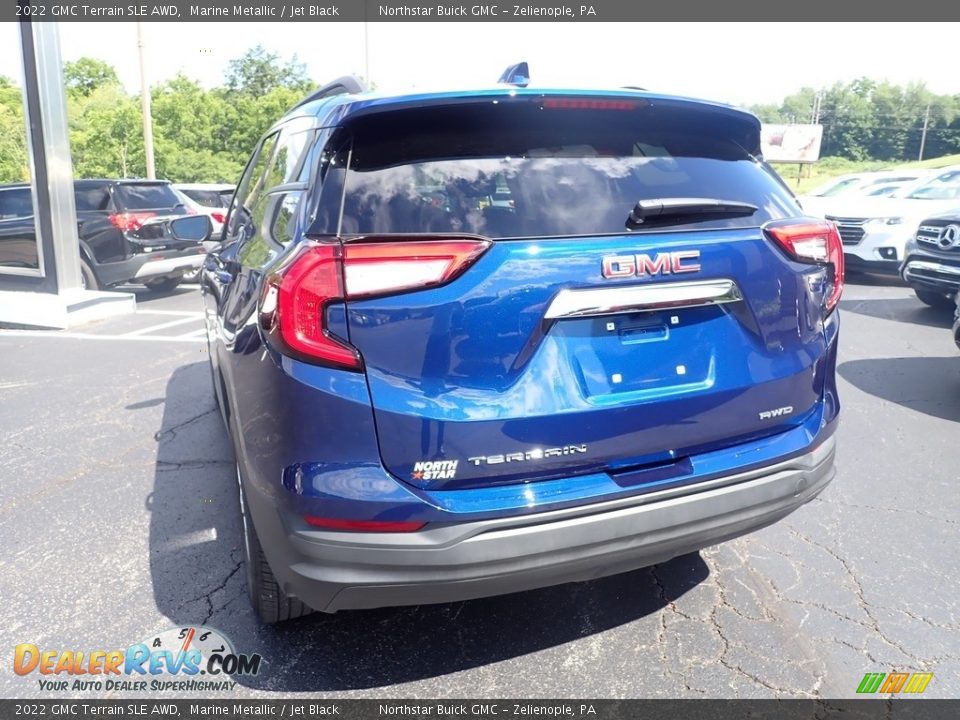 2022 GMC Terrain SLE AWD Marine Metallic / Jet Black Photo #4