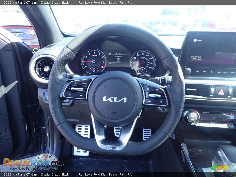 2022 Kia Forte GT-Line Gravity Gray / Black Photo #19