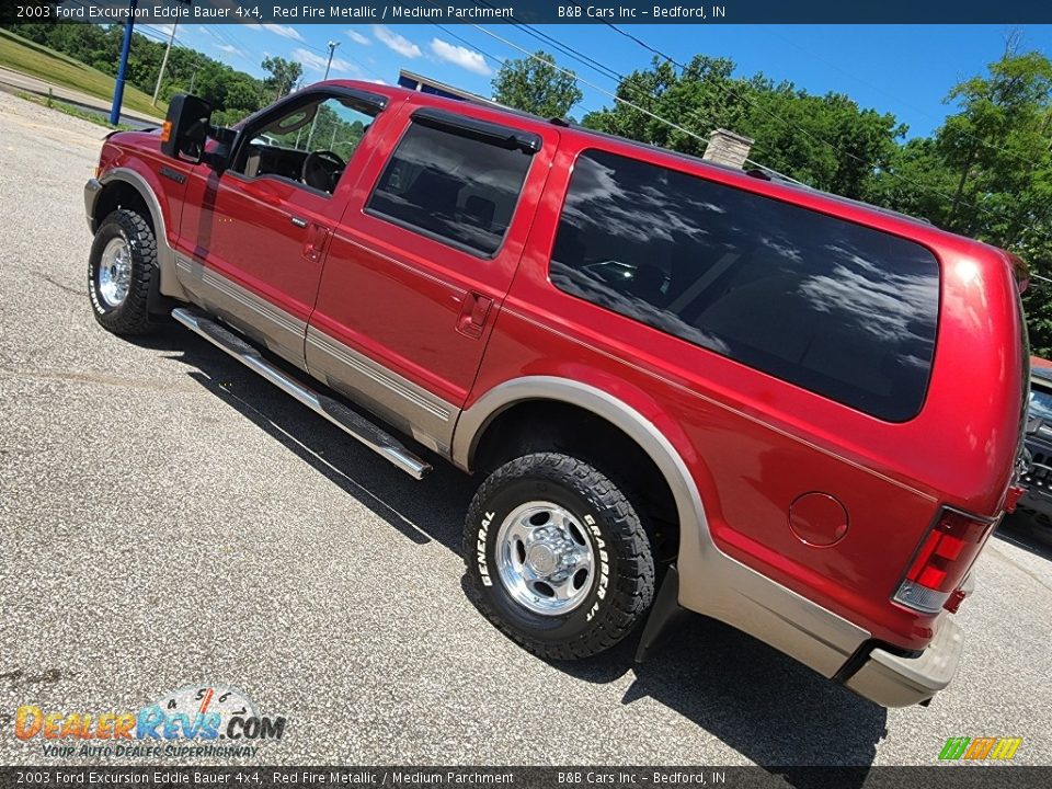 Red Fire Metallic 2003 Ford Excursion Eddie Bauer 4x4 Photo #2