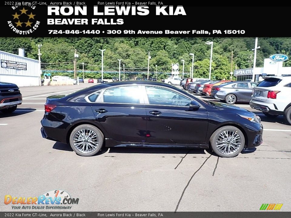 2022 Kia Forte GT-Line Aurora Black / Black Photo #1