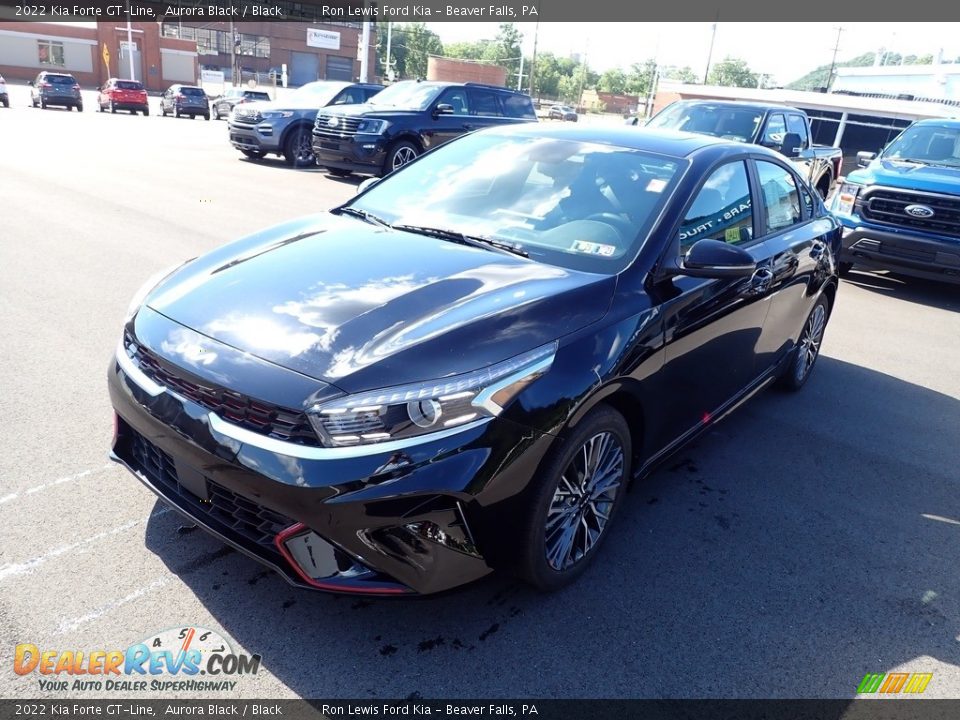 2022 Kia Forte GT-Line Aurora Black / Black Photo #4
