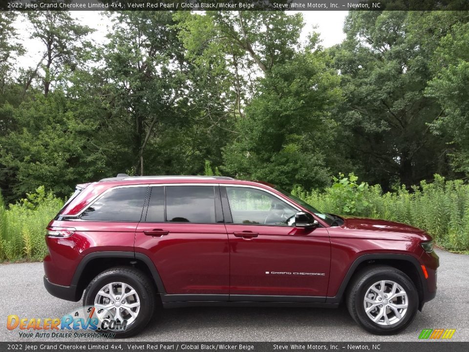 Velvet Red Pearl 2022 Jeep Grand Cherokee Limited 4x4 Photo #5