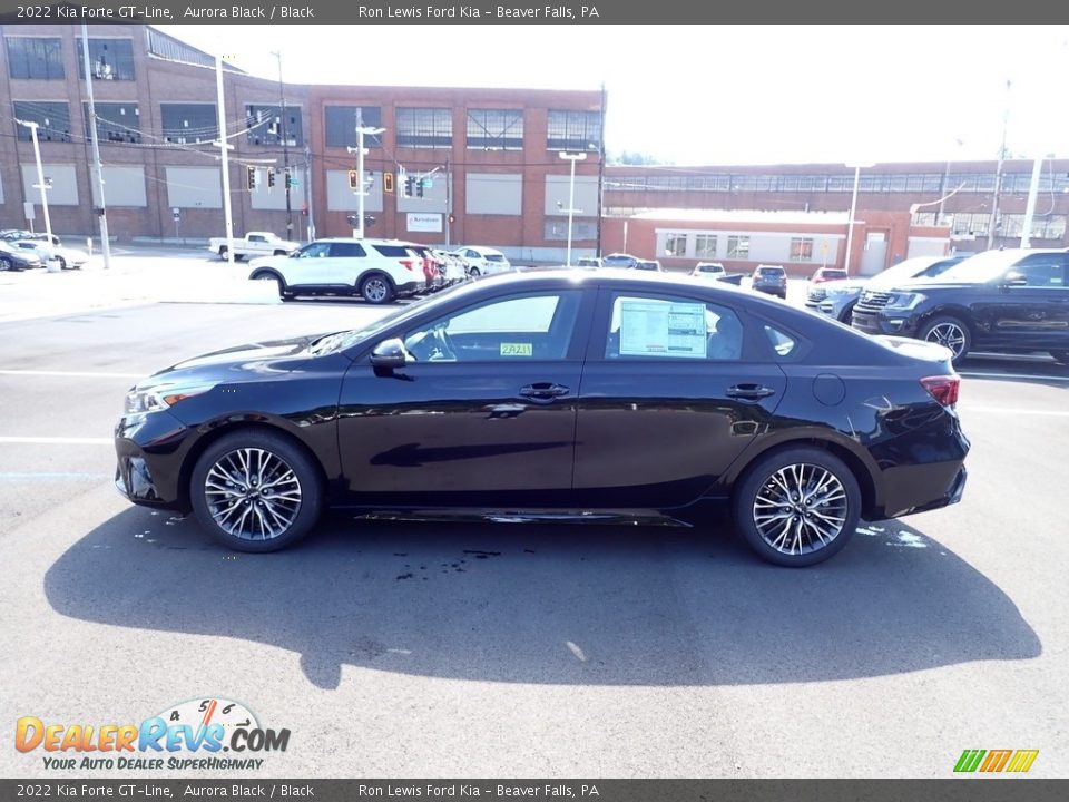 2022 Kia Forte GT-Line Aurora Black / Black Photo #5