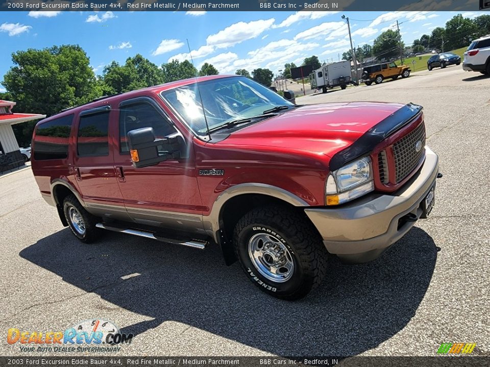 Front 3/4 View of 2003 Ford Excursion Eddie Bauer 4x4 Photo #6