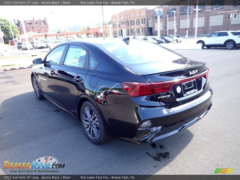 2022 Kia Forte GT-Line Aurora Black / Black Photo #6