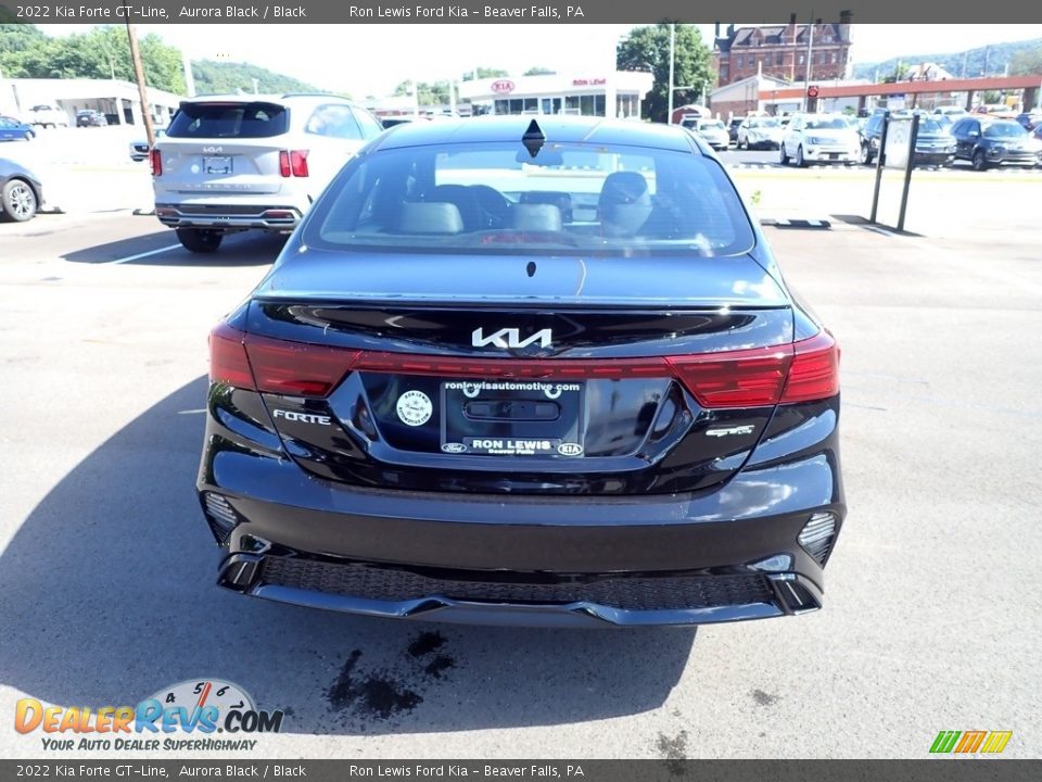 2022 Kia Forte GT-Line Aurora Black / Black Photo #7