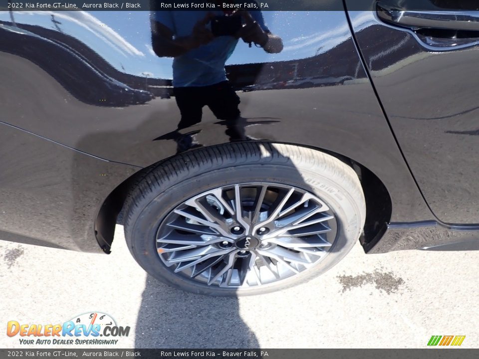 2022 Kia Forte GT-Line Aurora Black / Black Photo #9