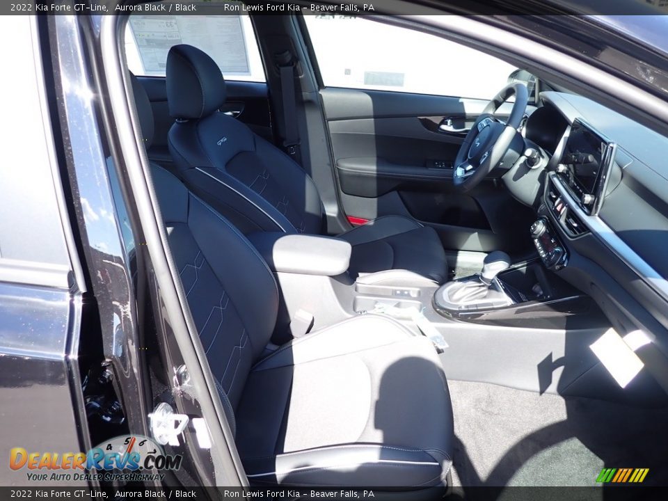 2022 Kia Forte GT-Line Aurora Black / Black Photo #11