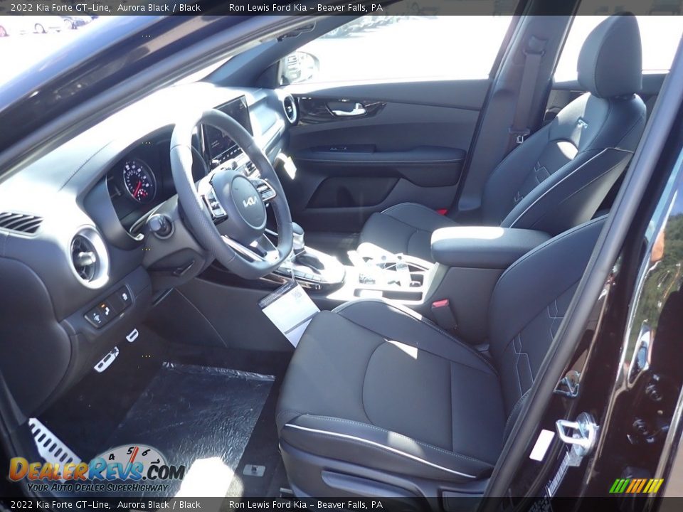2022 Kia Forte GT-Line Aurora Black / Black Photo #14