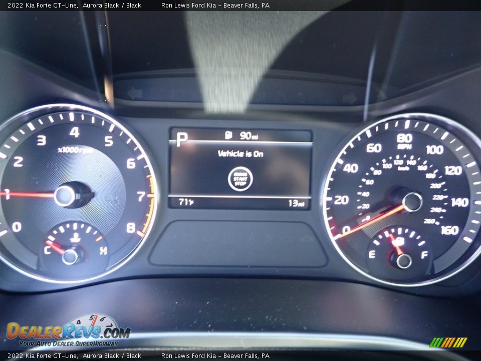 2022 Kia Forte GT-Line Aurora Black / Black Photo #16