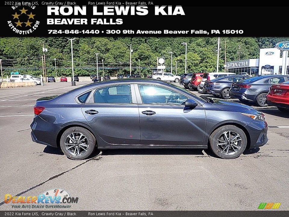2022 Kia Forte LXS Gravity Gray / Black Photo #1