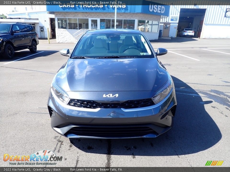 2022 Kia Forte LXS Gravity Gray / Black Photo #3