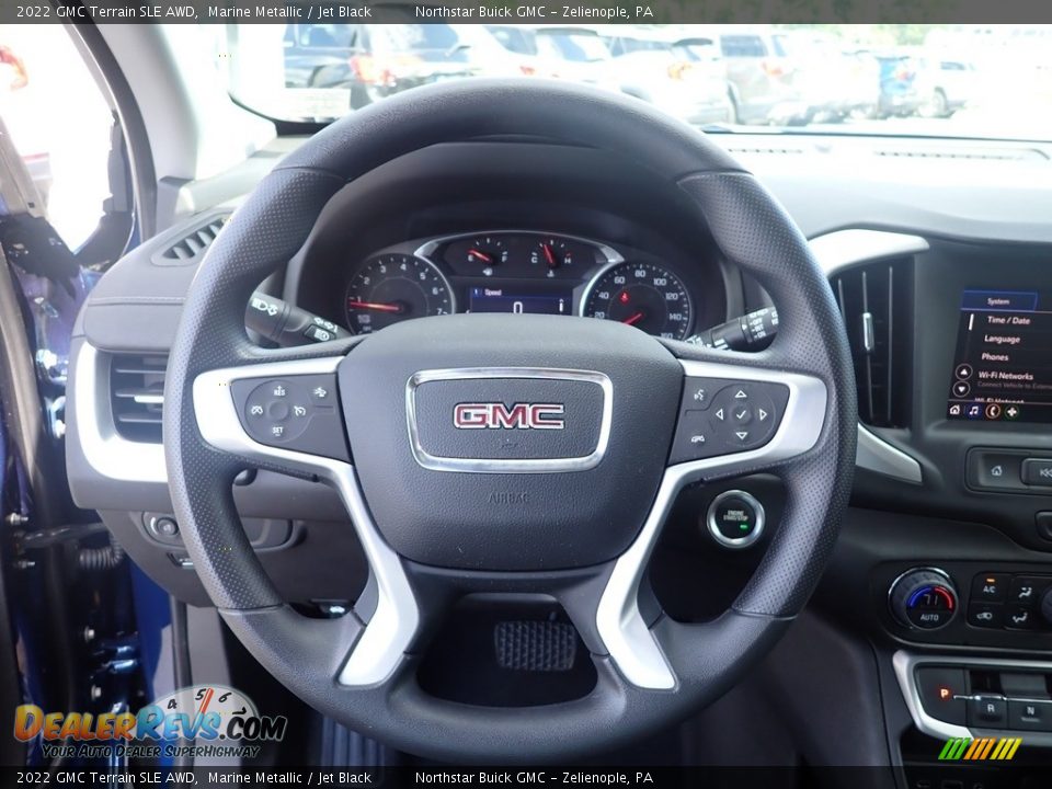 2022 GMC Terrain SLE AWD Marine Metallic / Jet Black Photo #29