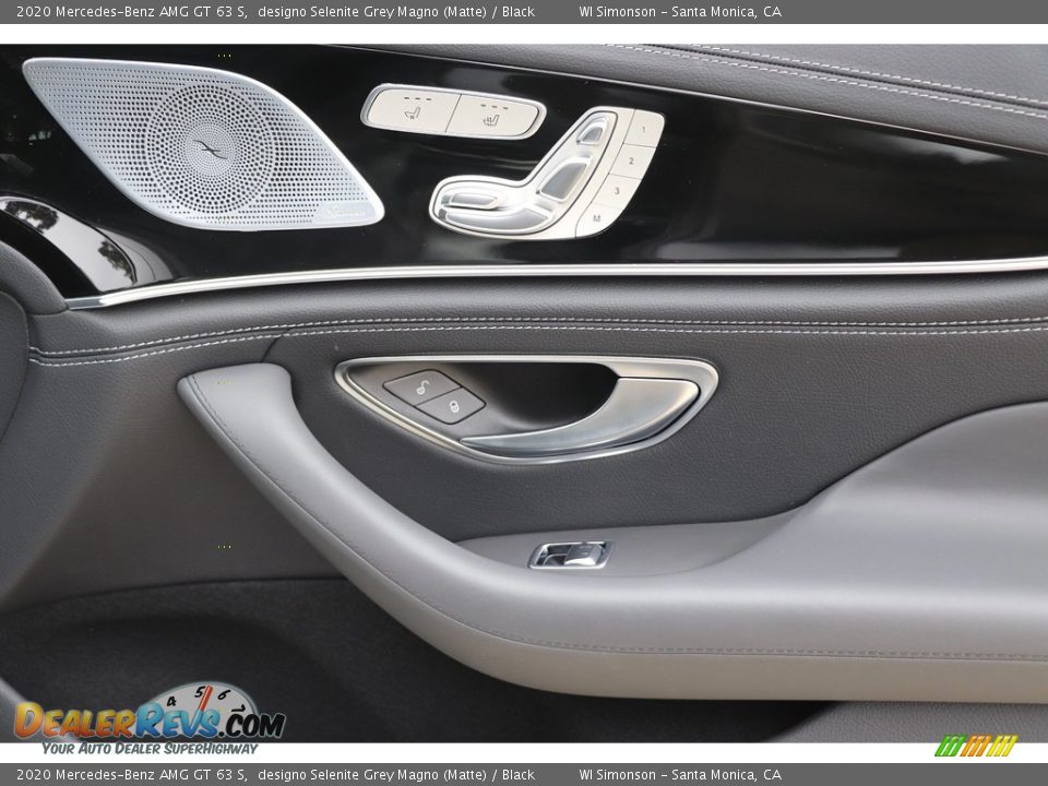 2020 Mercedes-Benz AMG GT 63 S designo Selenite Grey Magno (Matte) / Black Photo #22