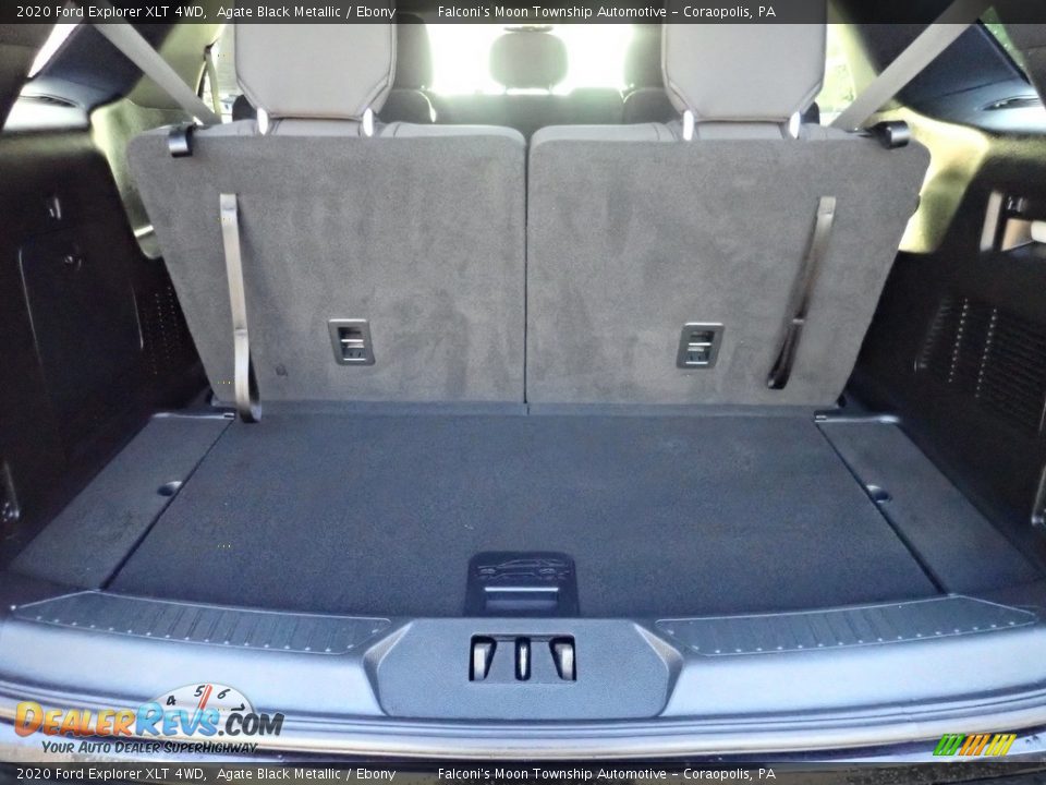 2020 Ford Explorer XLT 4WD Agate Black Metallic / Ebony Photo #4