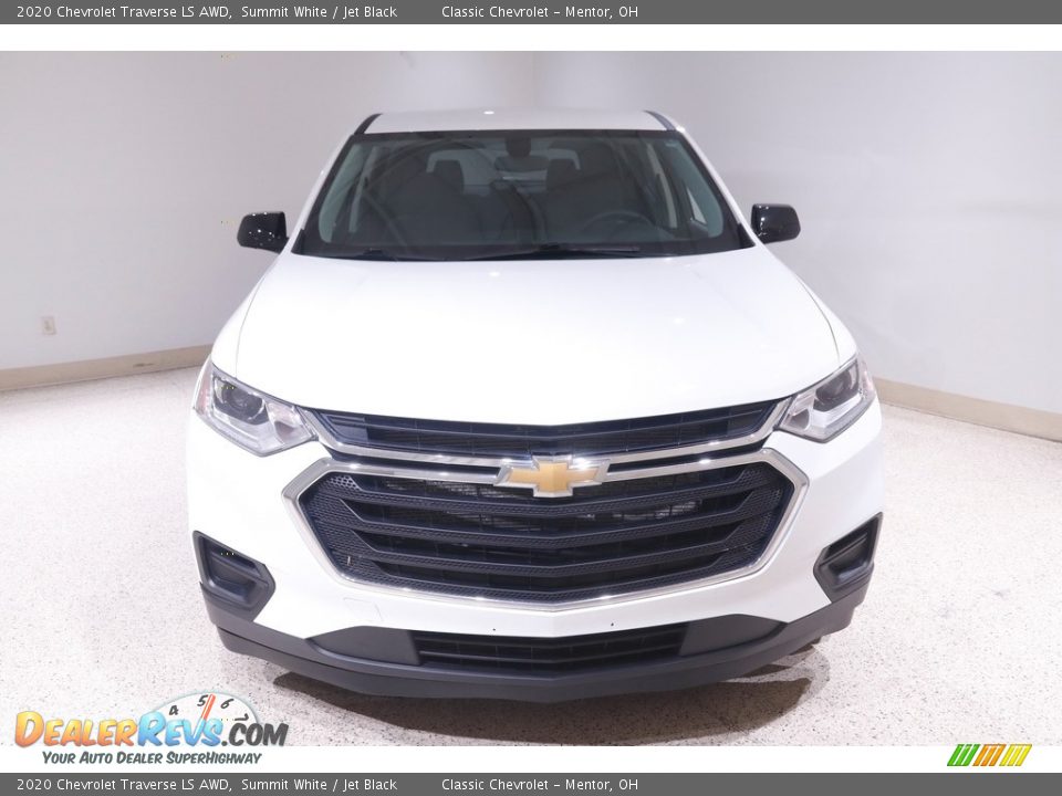 2020 Chevrolet Traverse LS AWD Summit White / Jet Black Photo #2