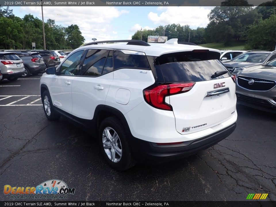 2019 GMC Terrain SLE AWD Summit White / Jet Black Photo #3