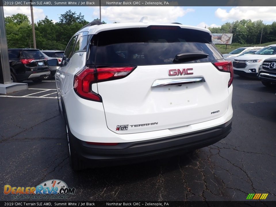 2019 GMC Terrain SLE AWD Summit White / Jet Black Photo #4