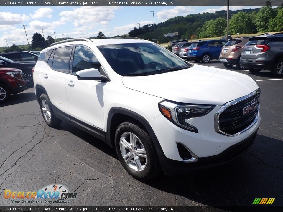 2019 GMC Terrain SLE AWD Summit White / Jet Black Photo #9