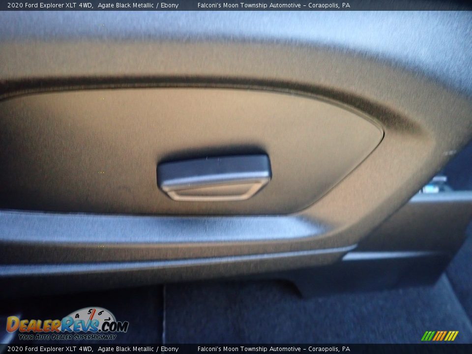 2020 Ford Explorer XLT 4WD Agate Black Metallic / Ebony Photo #15
