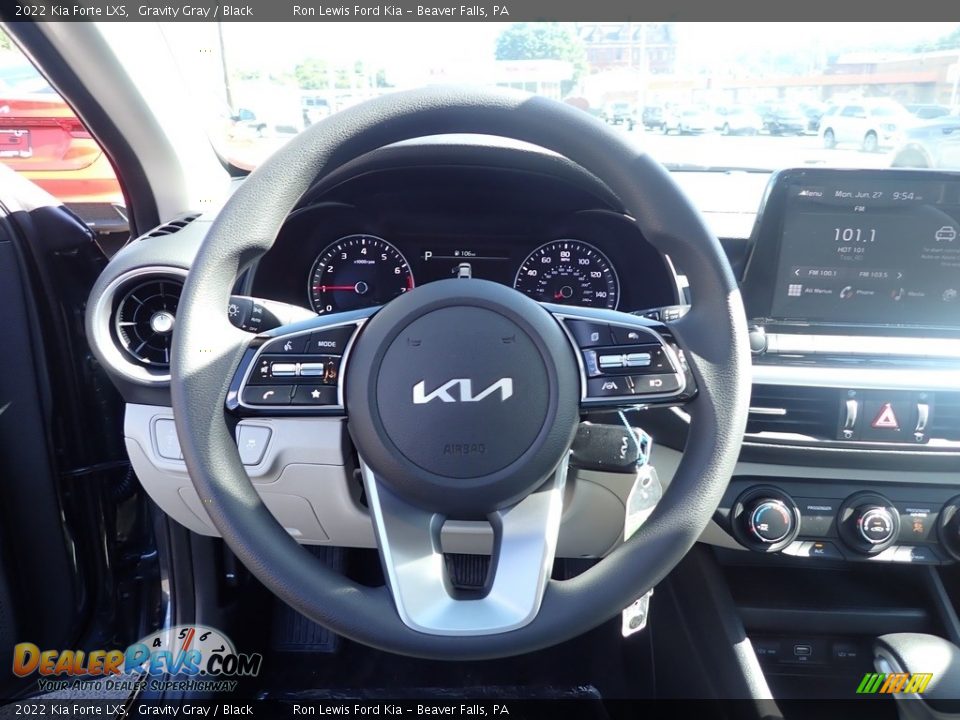 2022 Kia Forte LXS Gravity Gray / Black Photo #19