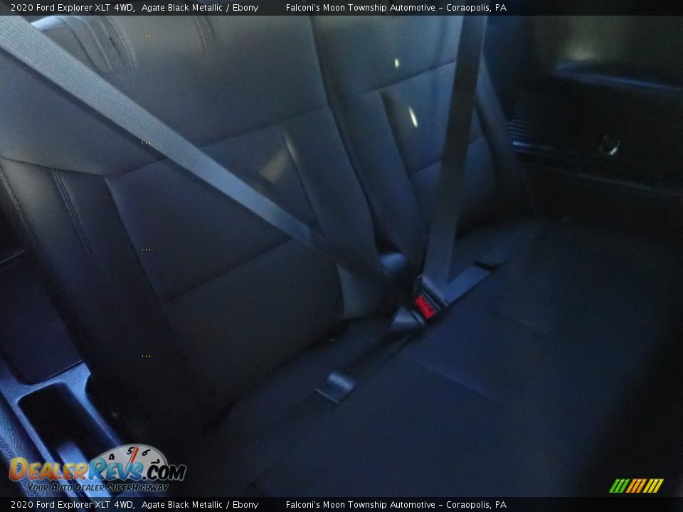 2020 Ford Explorer XLT 4WD Agate Black Metallic / Ebony Photo #17