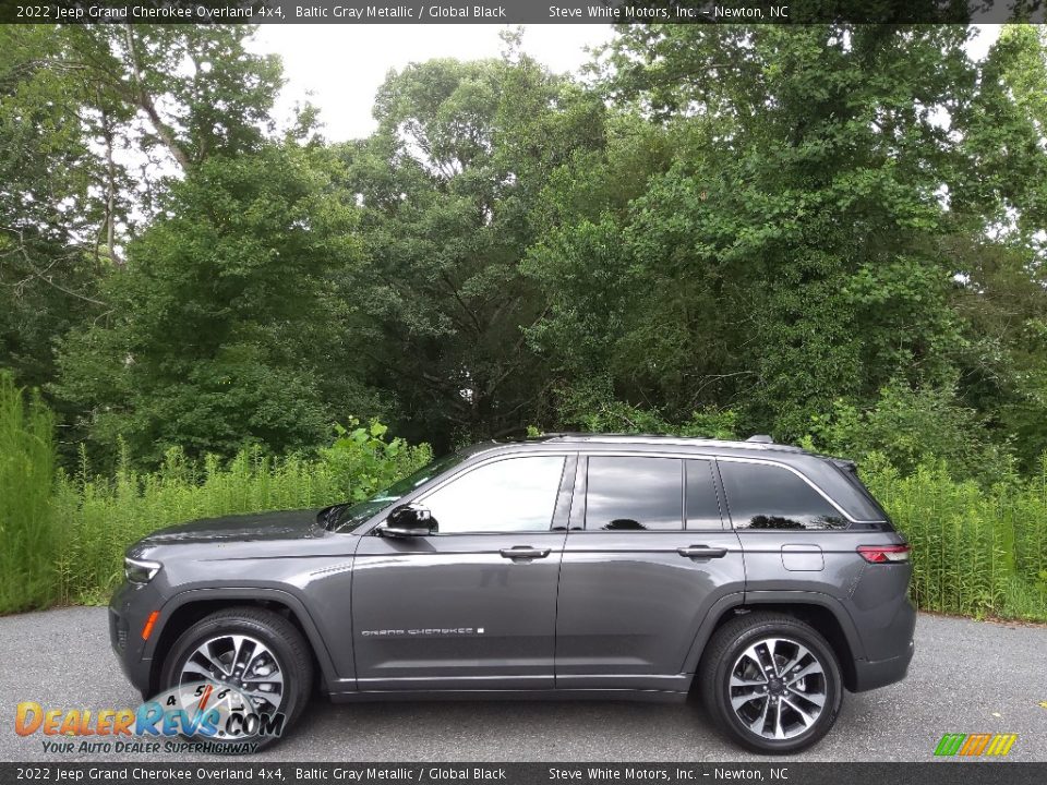 2022 Jeep Grand Cherokee Overland 4x4 Baltic Gray Metallic / Global Black Photo #1