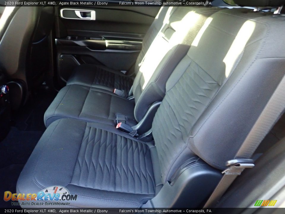 2020 Ford Explorer XLT 4WD Agate Black Metallic / Ebony Photo #19